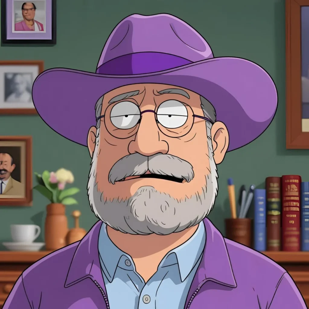 American Dad Purple Hat Joke