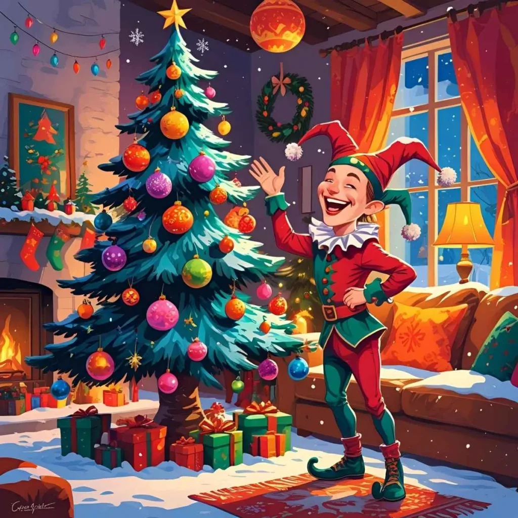 Balls Christmas Tree Joke