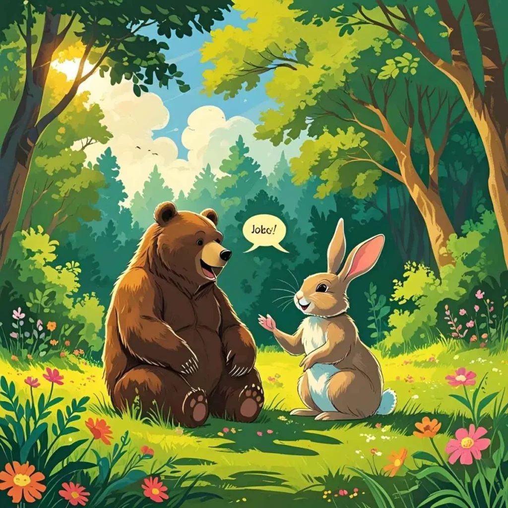 Bear and Rabbit Joke