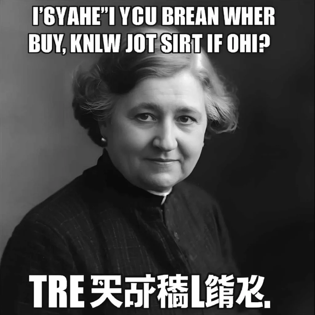Helen Keller Memes (One-liner Style)