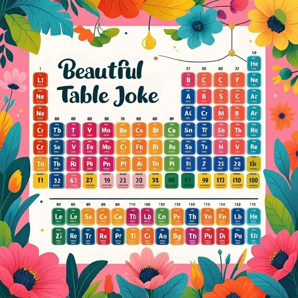 Beautiful Periodic Table Joke
