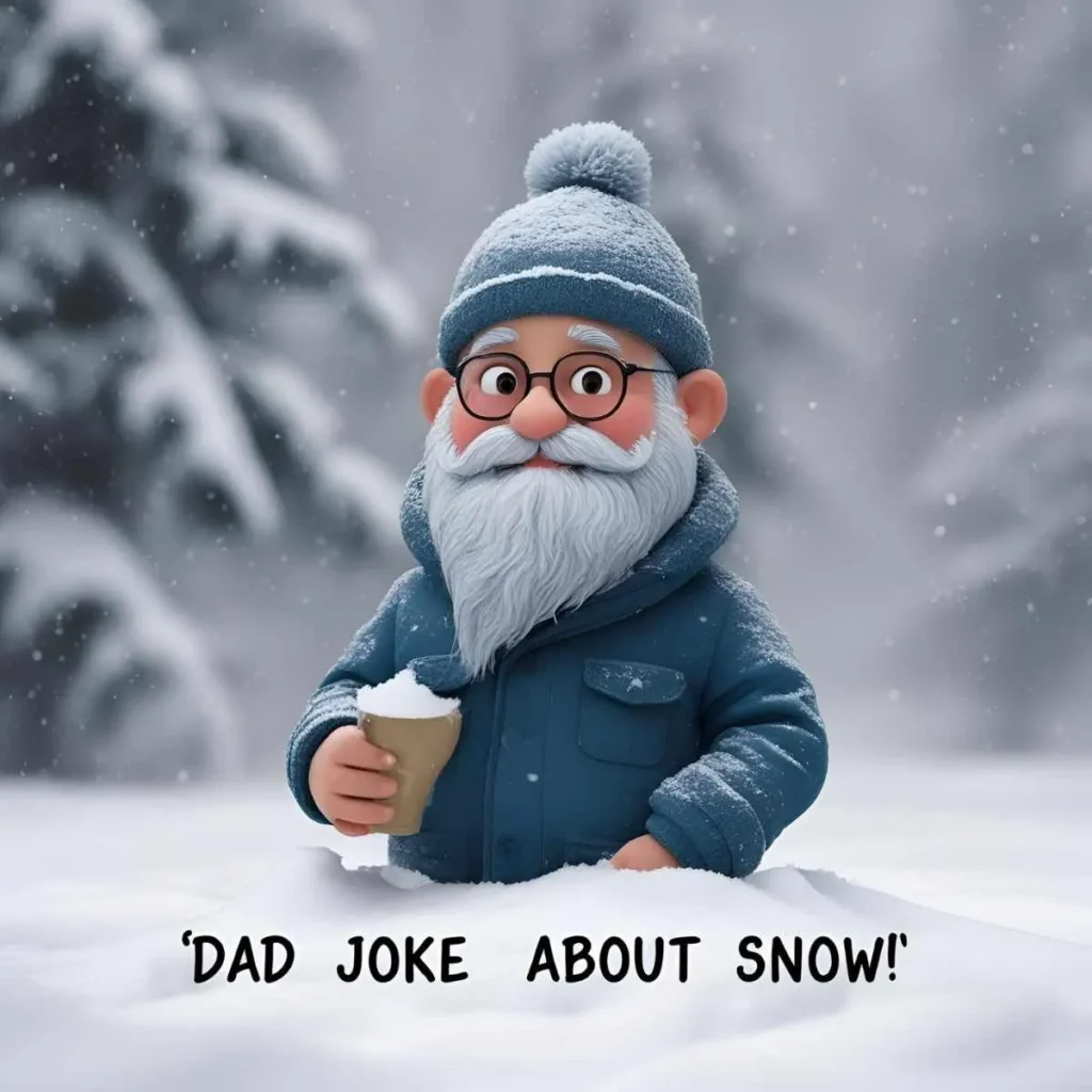 Dad Joke About Snow