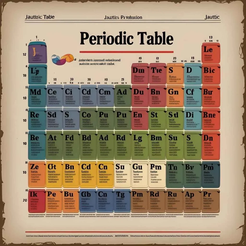 Jautistic Periodic Table Joke