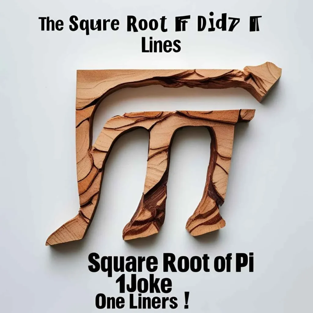 Square Root of Pi Joke One Liners