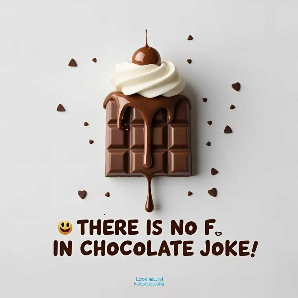 There Is No F in Chocolate Joke