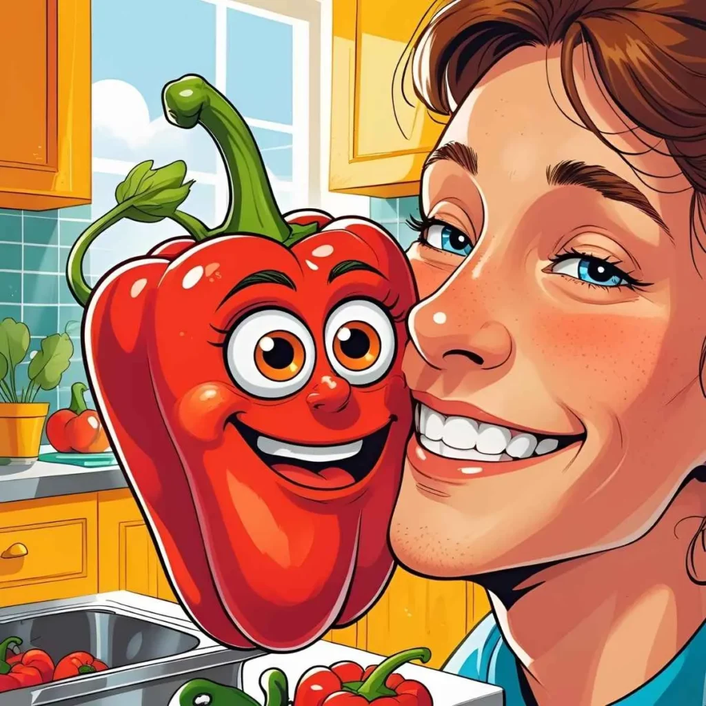 What does a nosey pepper do to your face