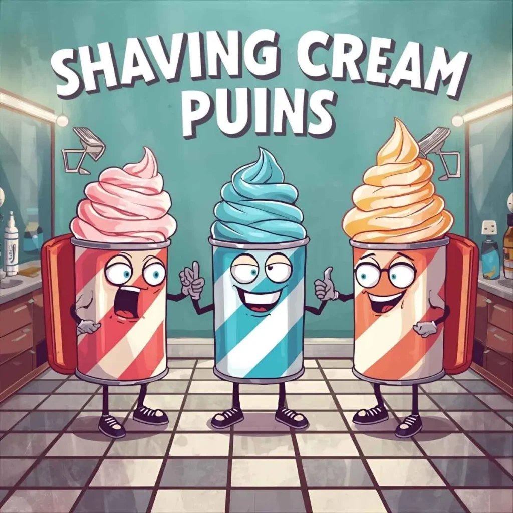 Shaving Cream Puns