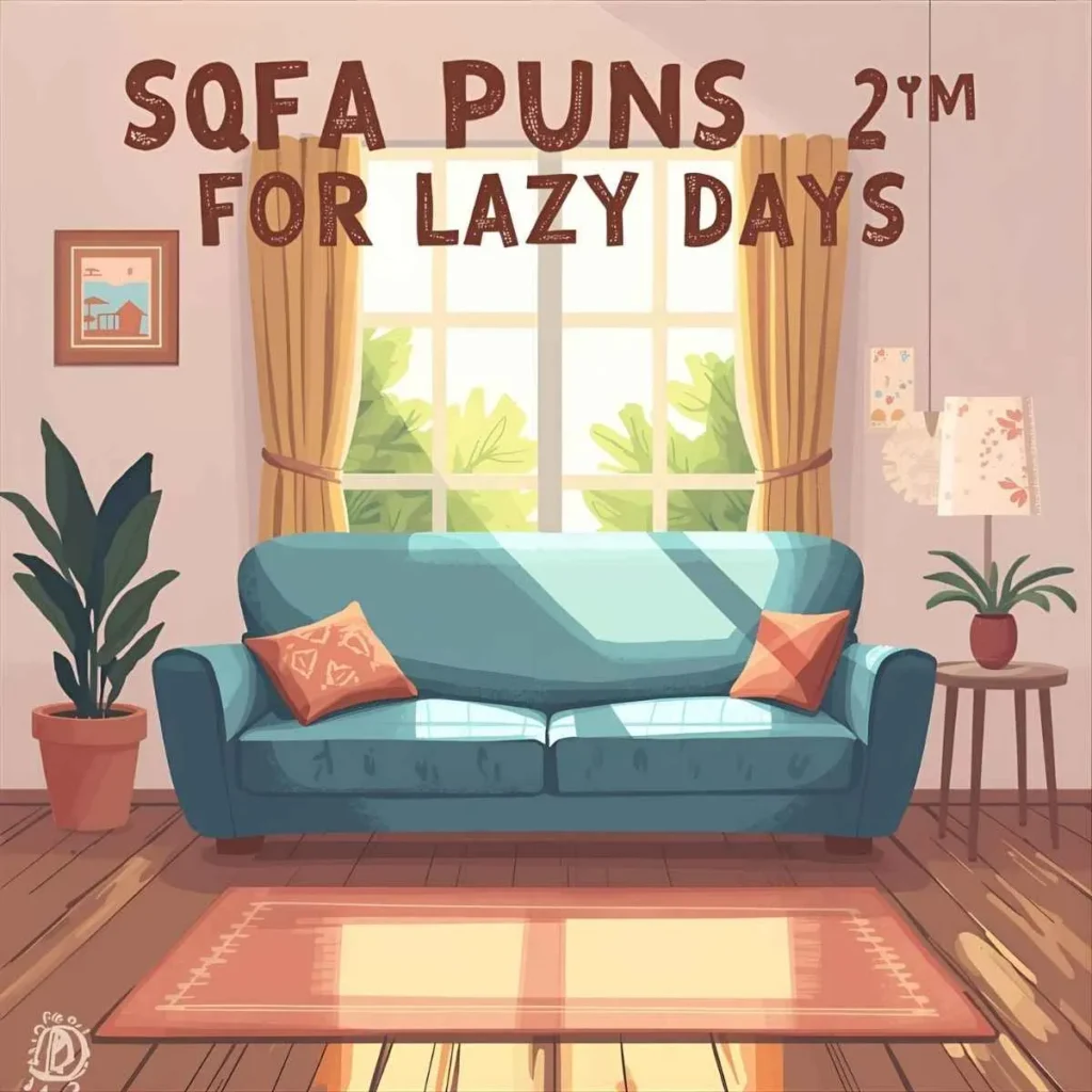 Sofa Puns for Lazy Days