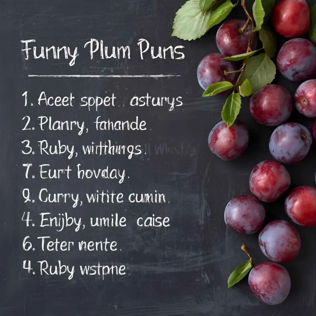 Funny Plum Puns for Everyday Use