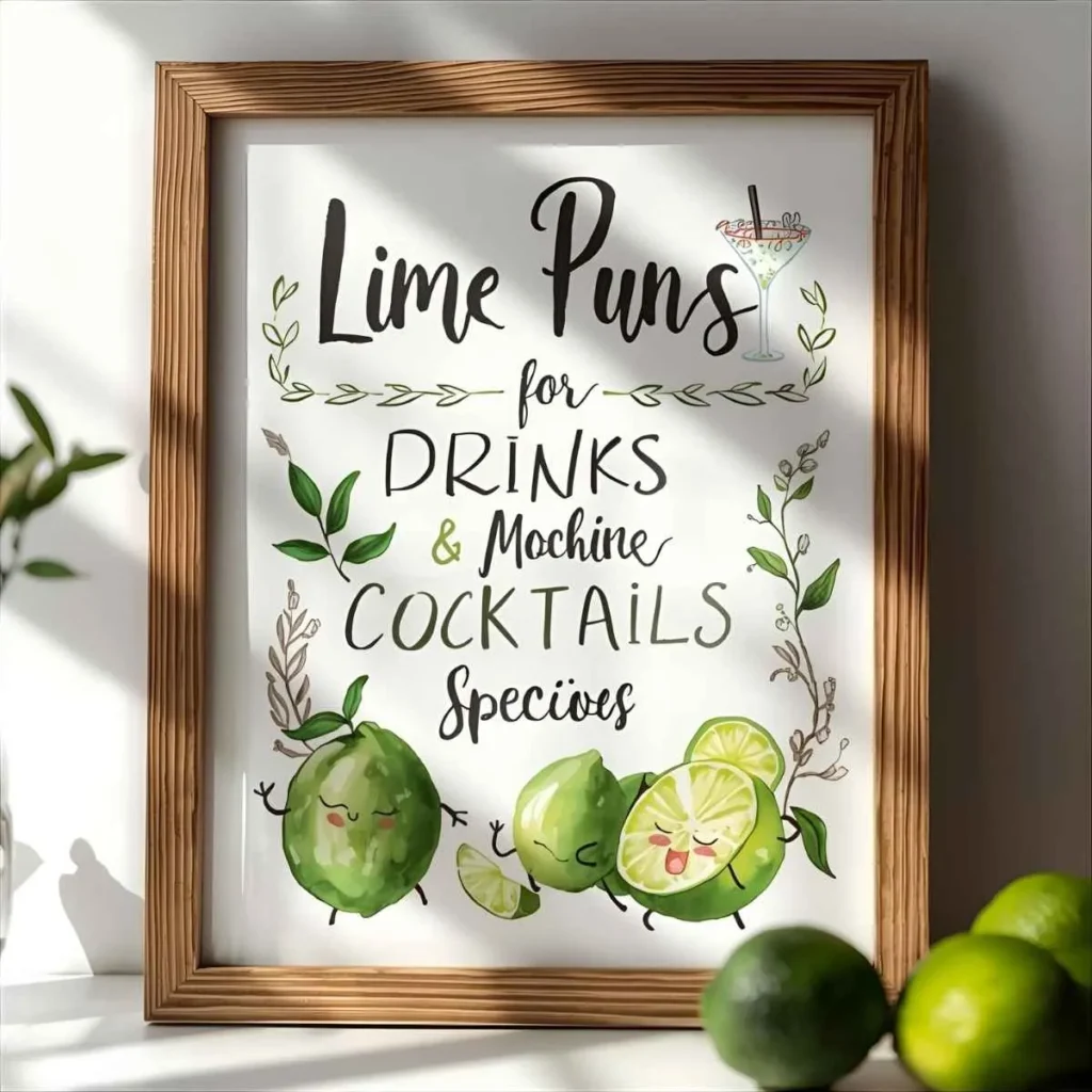 Lime Puns for Drinks & Cocktails