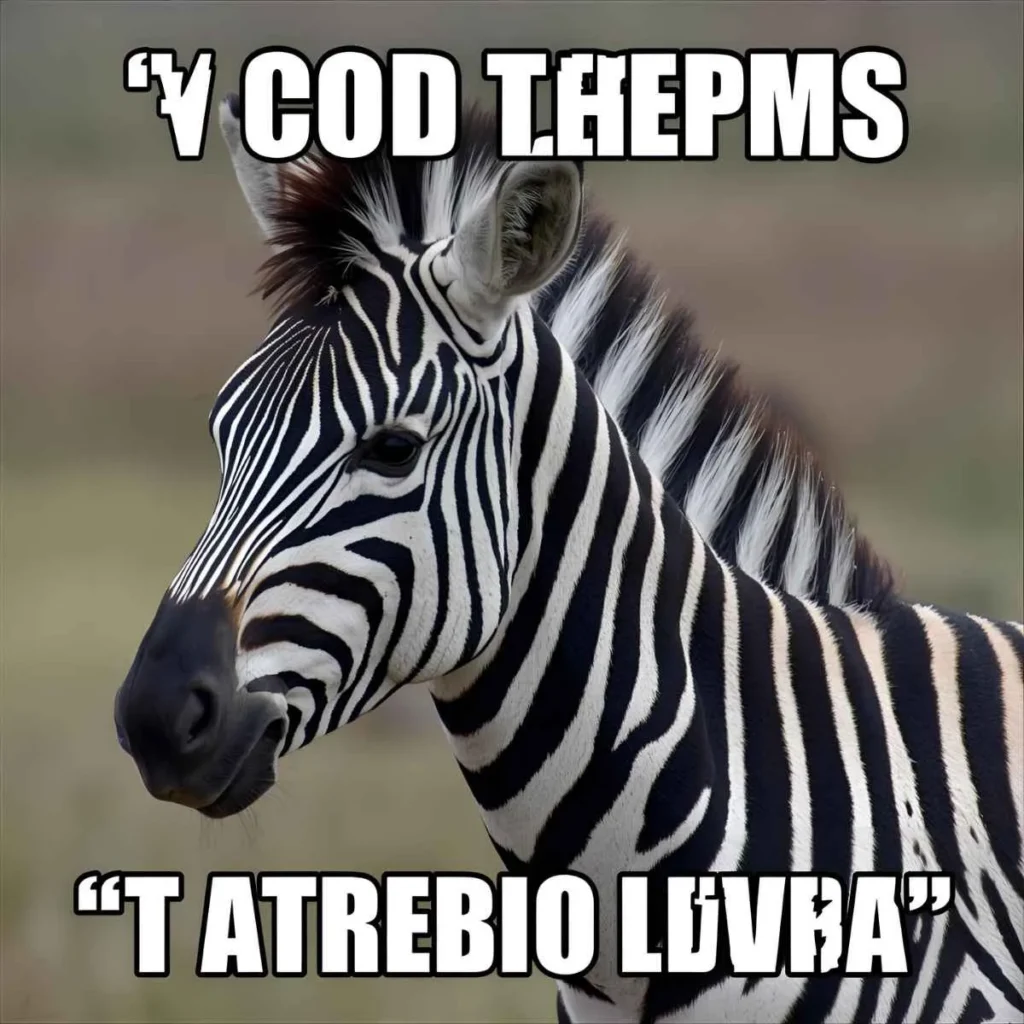 Cute Zebra Puns for Instagram Captions