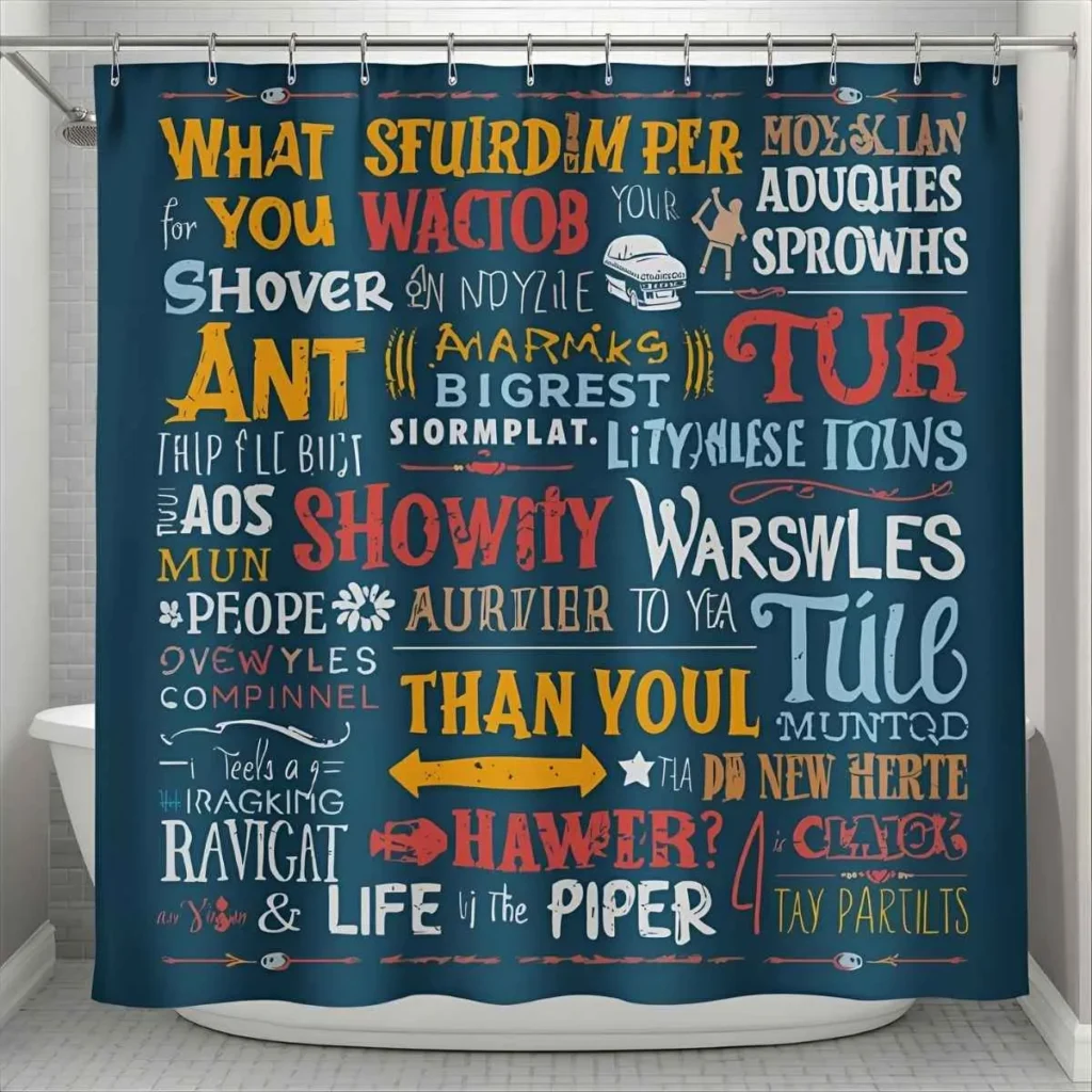 Shower Curtain Puns