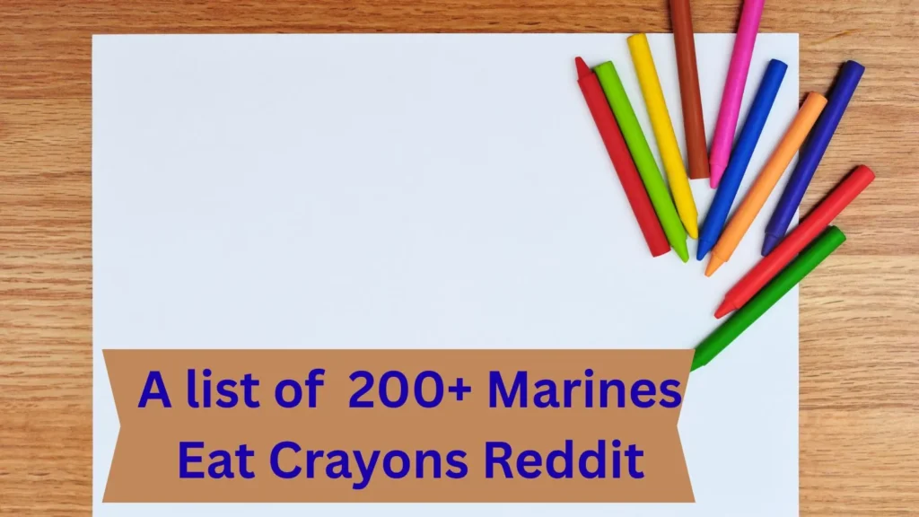 Marines Eat Crayons Reddit
