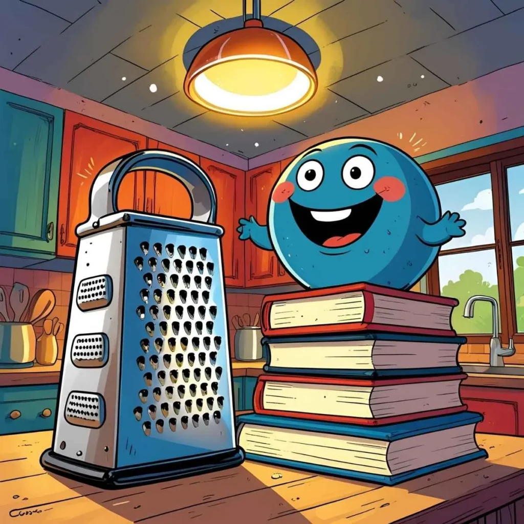 Cheese Grater Book Joke Explained