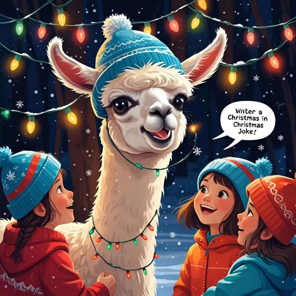 Christmas Llama Joke