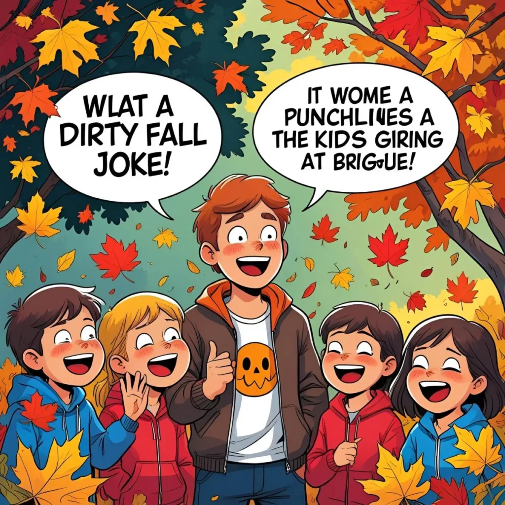 Dirty Fall Joke for Kids 
