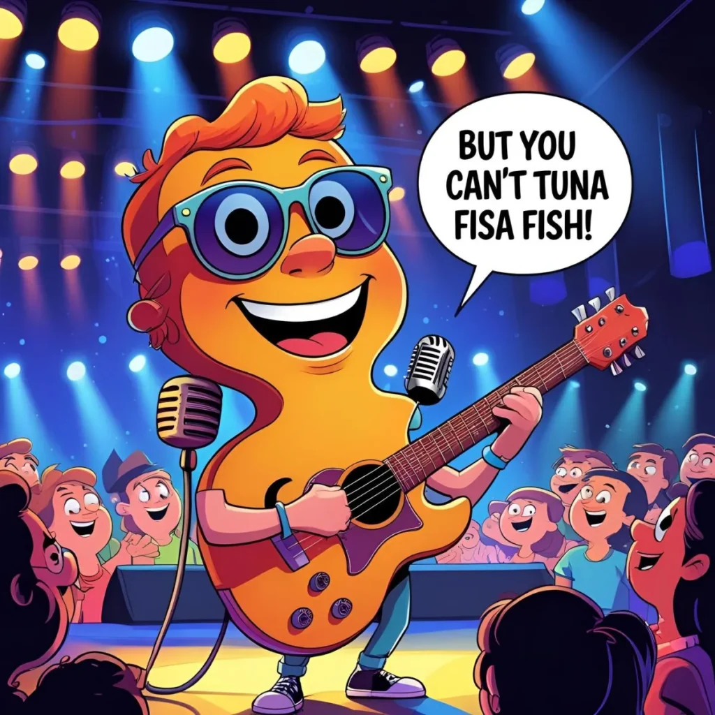 Guitar But you can't Tuna Fish Joke