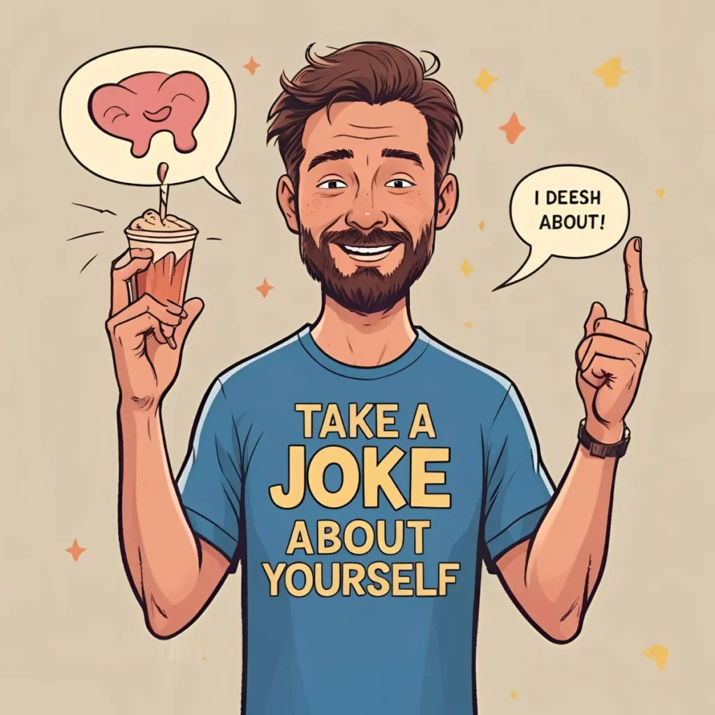 take a joke about yourself