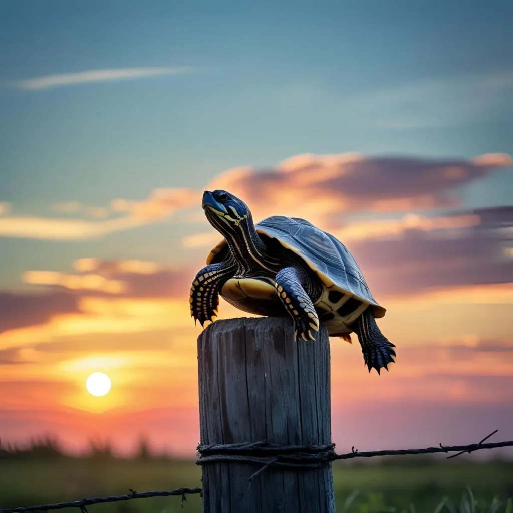 Turtle on a Fence Post Meaning