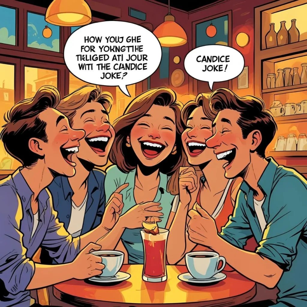 What is the Answer to the Candice Joke Dirty