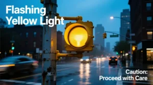 Read more about the article What Does a Flashing Yellow Light Mean? 🚦 2026