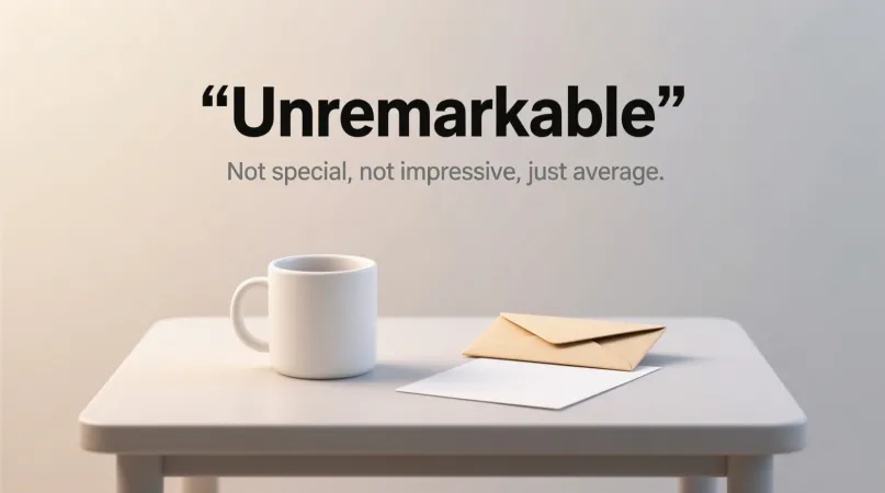 You are currently viewing What Does Unremarkable Mean in Text ? 2026