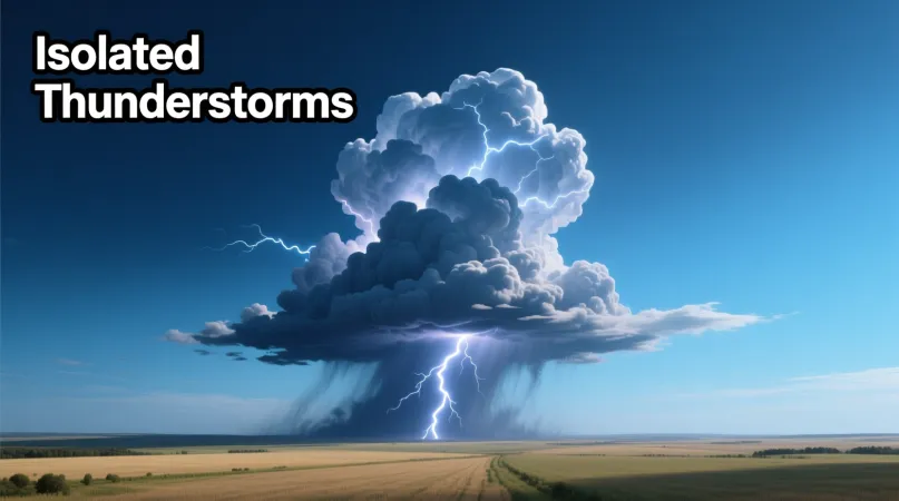 What Does Isolated Thunderstorms Mean For 2026 ⛈️