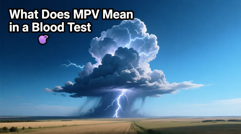 What Does MPV Mean in a Blood Test? 🩸 Explained