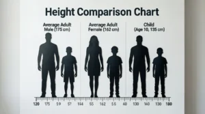 Read more about the article Height Comparison Chart for Actors, Musicians, and Sports Stars
